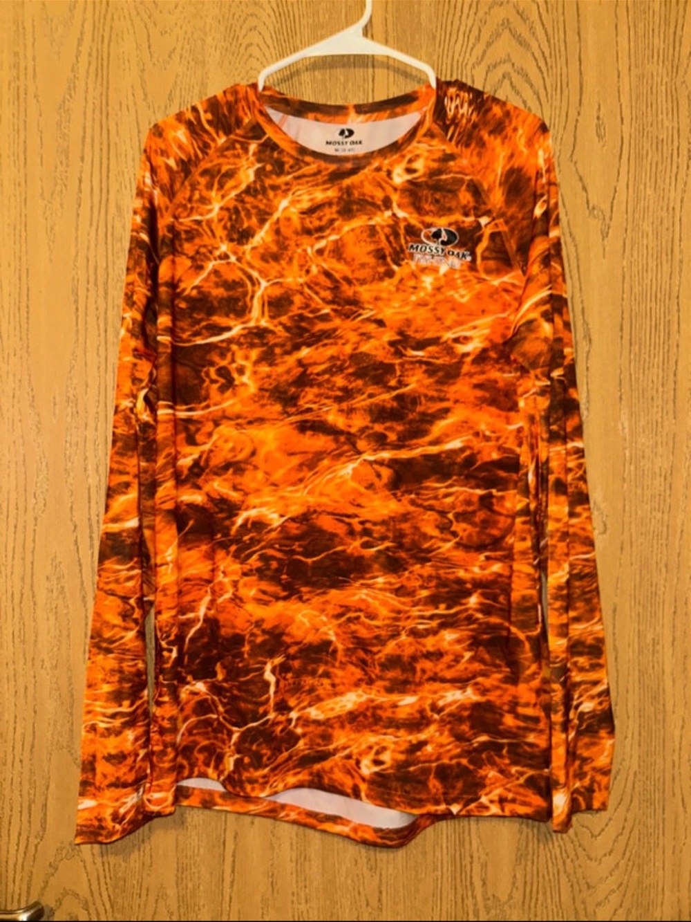 Mossy Oak Orange Long-Sleeve Performance Shirt